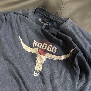 Ariat Men's Navy Rodeo Skull T-Shirt